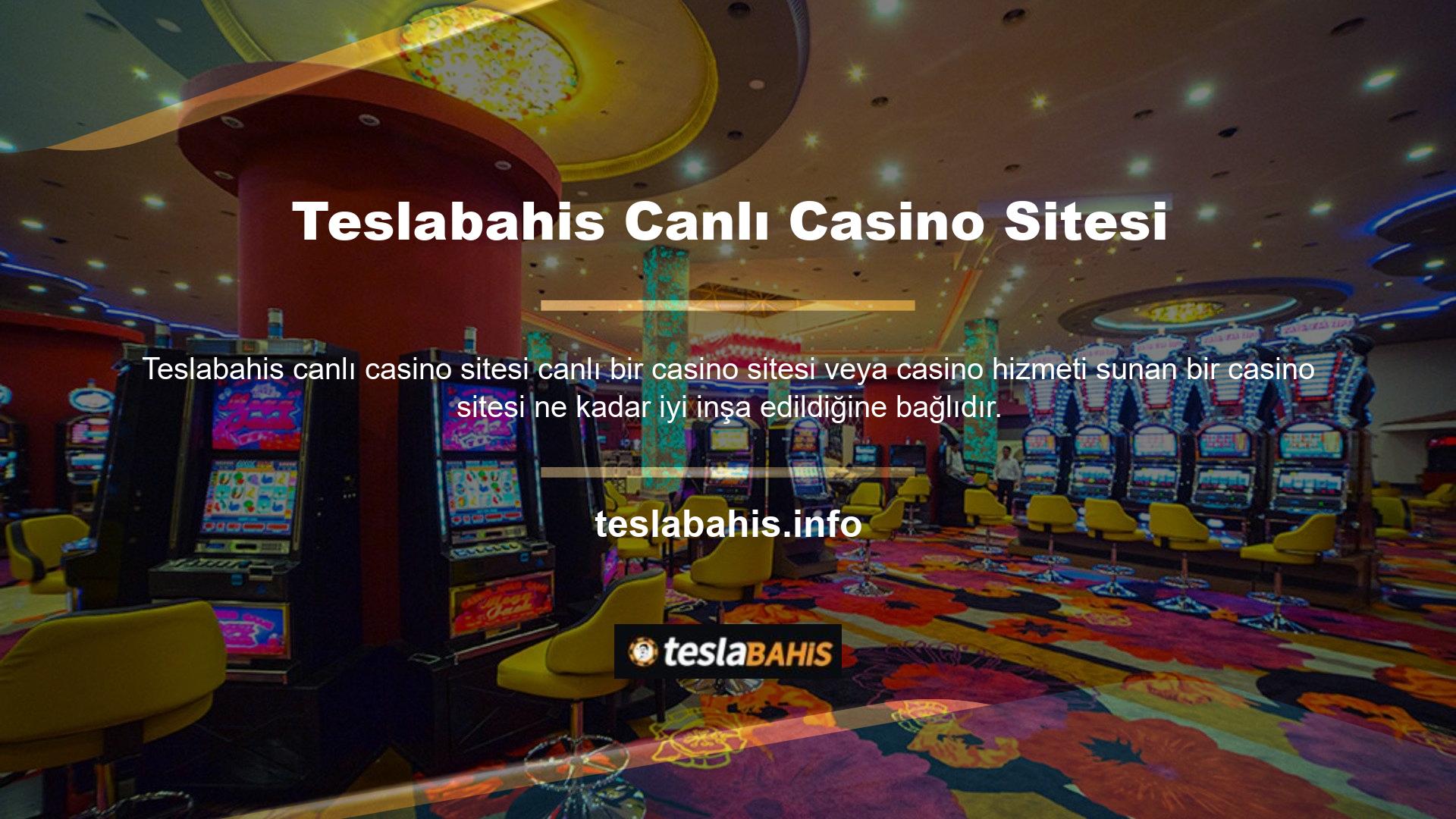 Canlı casino oyunları zamanında oynanır